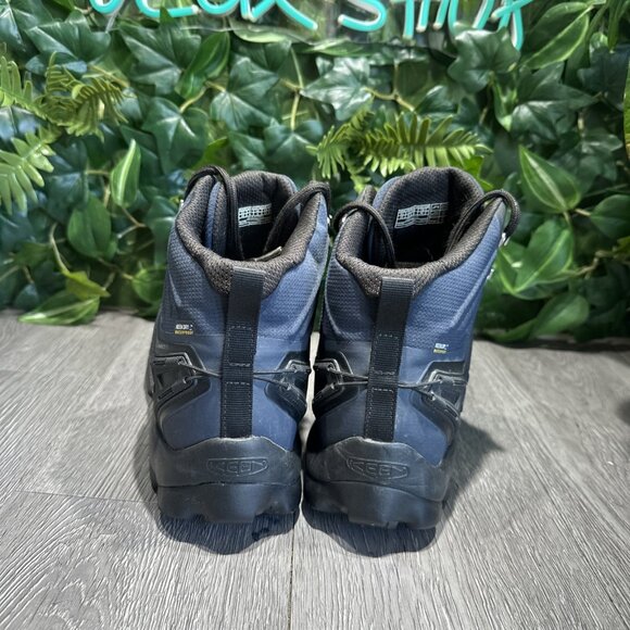 KEEN Venture Mid WP Hiking Boots Mens 10 Blue Nights Waterproof Trail Outdoors main image 8